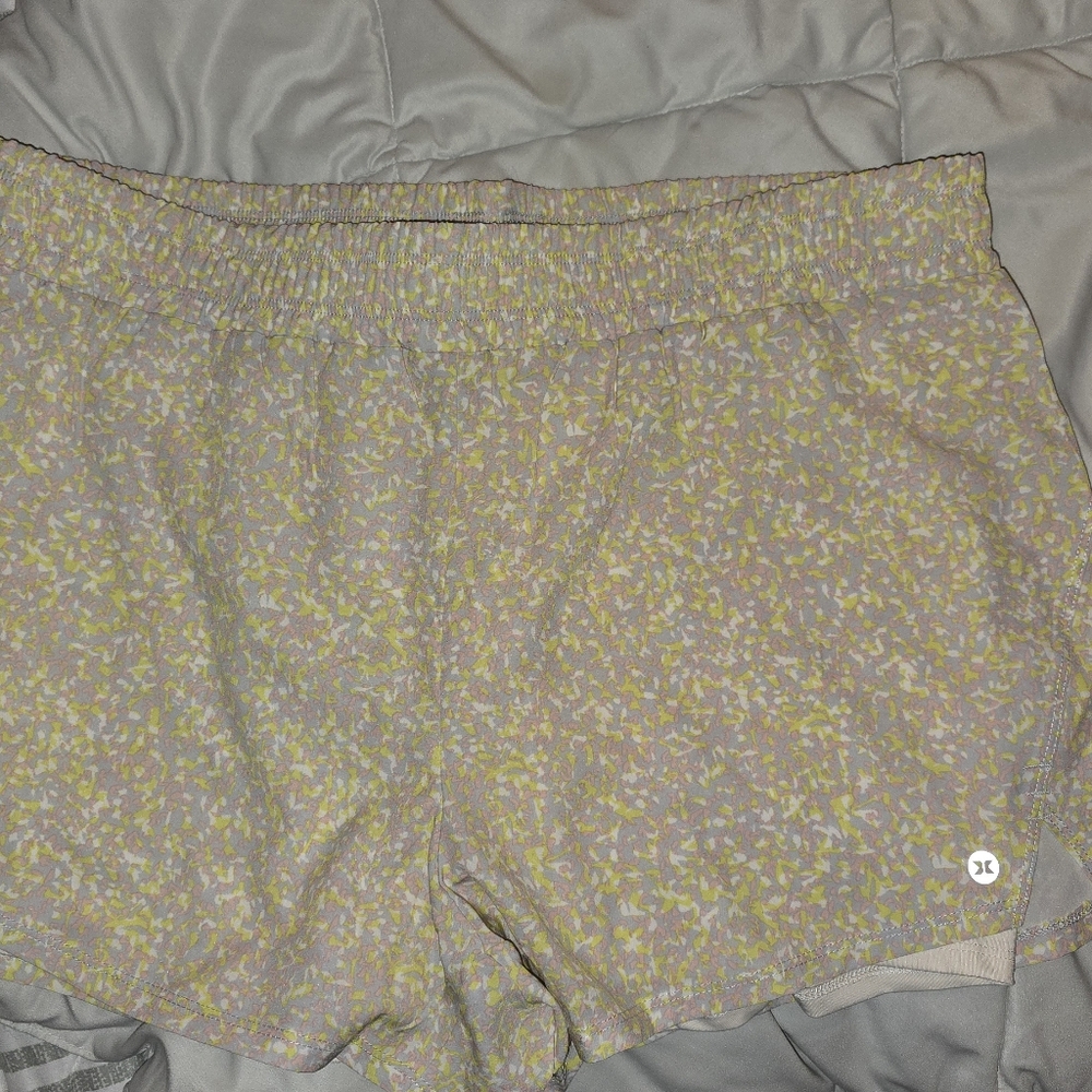 Patterned Athletic Shorts